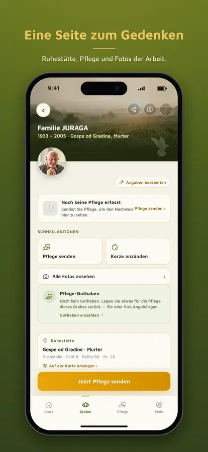 Oaza Mira App: Grab-Übersicht