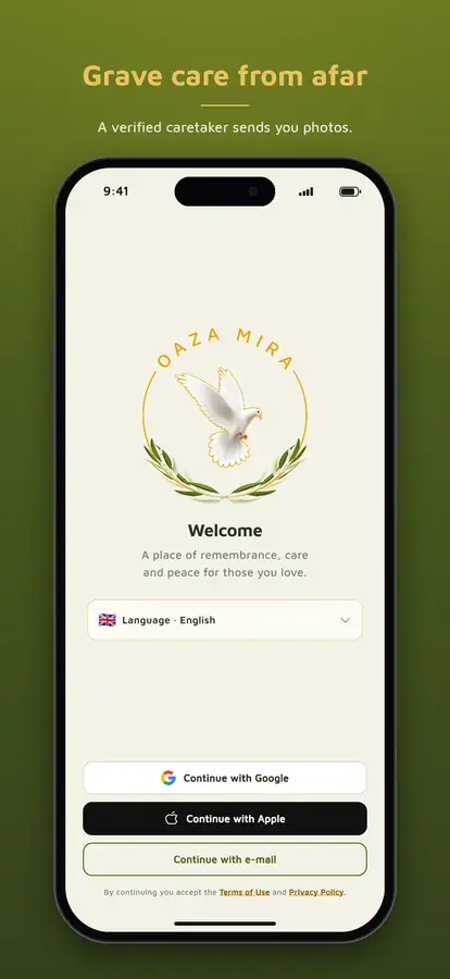Oaza Mira app: about Oaza Mira