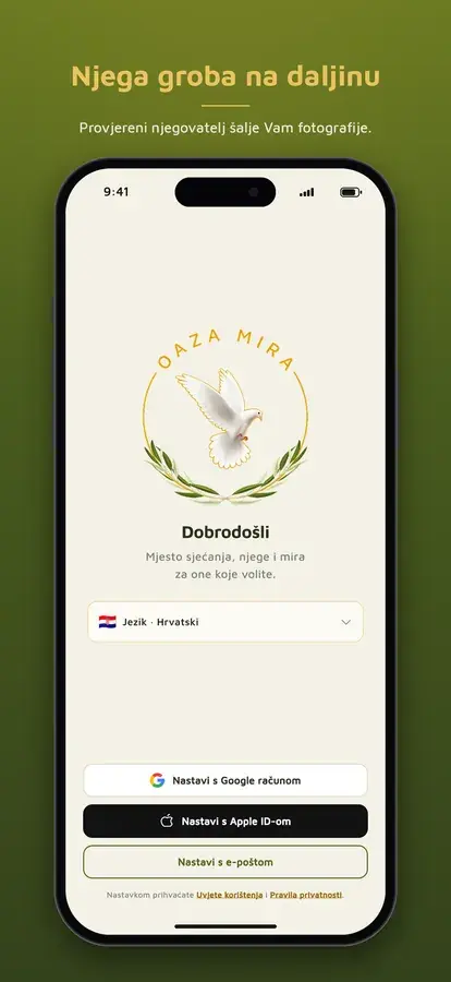 Aplikacija Oaza Mira: o Oazi Mira